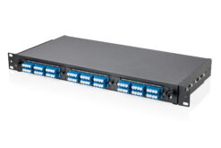 MPO cassette, singlemode OS2, LC/Quad, LC naar MPO, voor 3 cassettevelden - Afbeelding 5