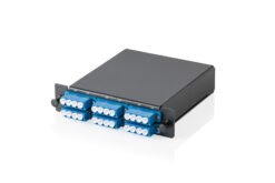 MPO cassette, singlemode OS2, LC/Quad, LC naar MPO, voor 3 cassettevelden