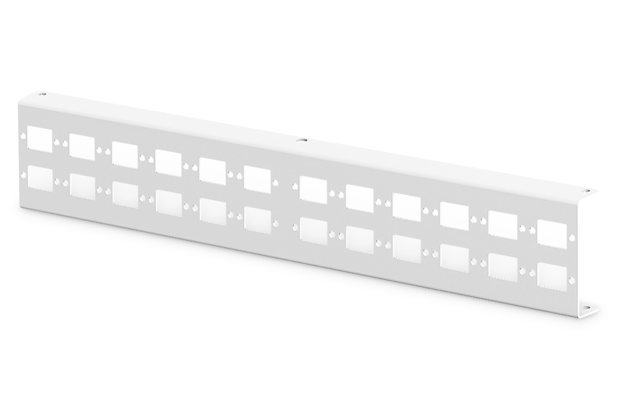 Adapterplaat voor glasvezel Unibox voor wandmontage, medium