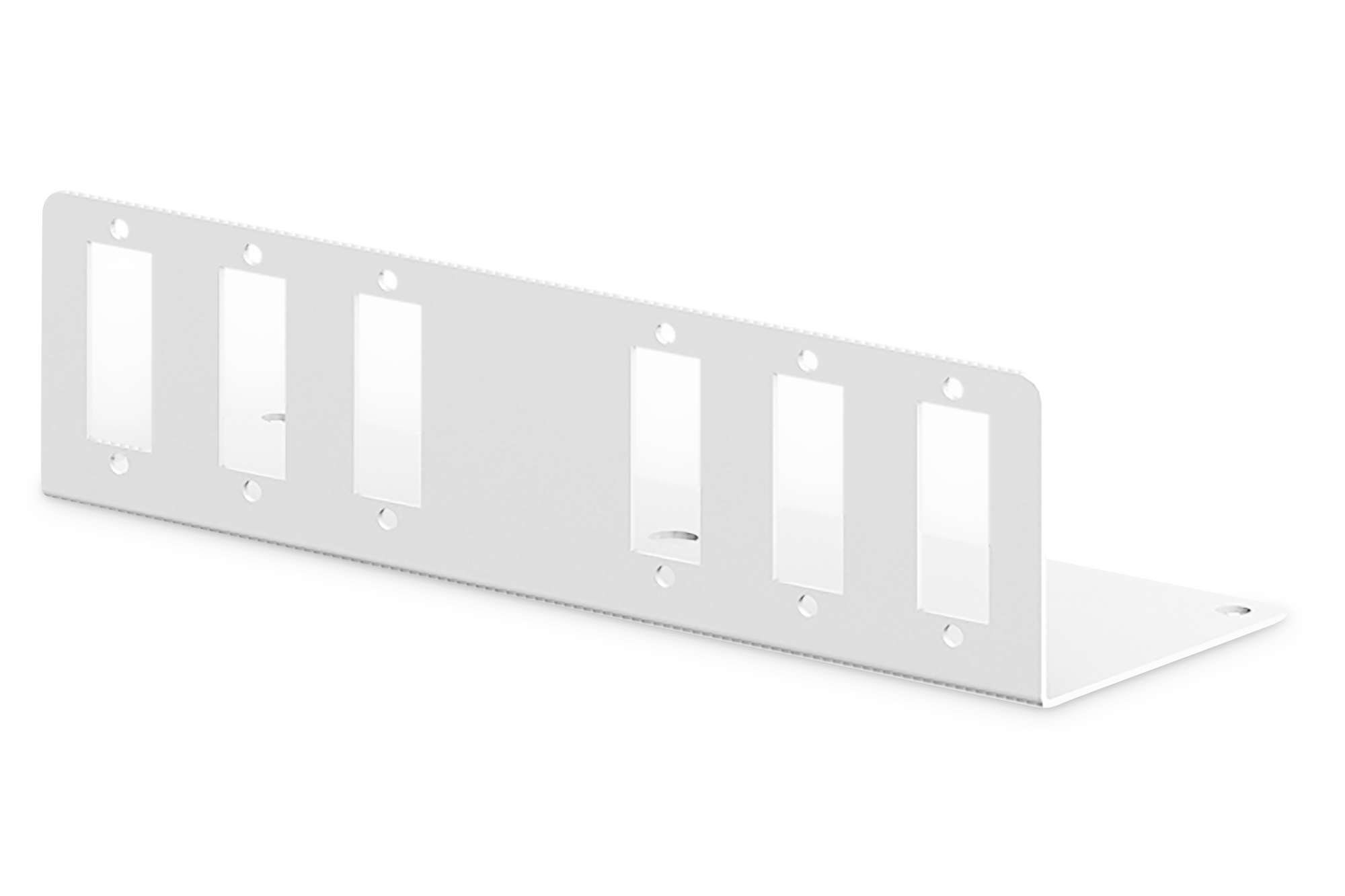 Adapterplaat voor glasvezel Unibox voor wandmontage, compact