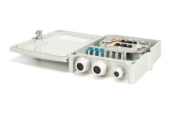 FTTH/FTTB-verbindingsbehuizing, gemonteerd, OS2, 12 vezels, LC/PC - Afbeelding 4