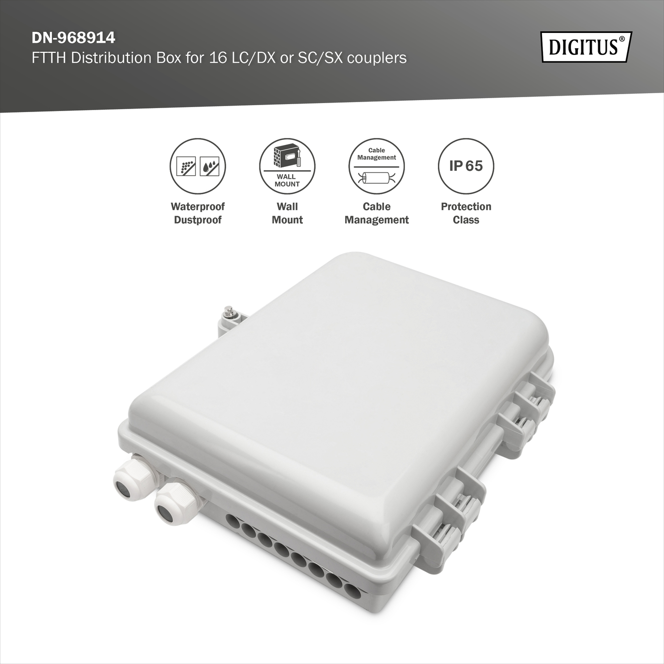 FTTH Verdeelbox voor 16 vezels - Afbeelding 5
