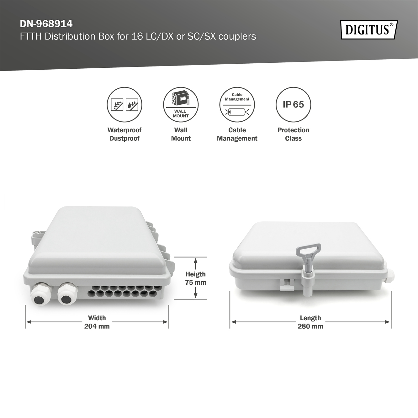 FTTH Verdeelbox voor 16 vezels - Afbeelding 6