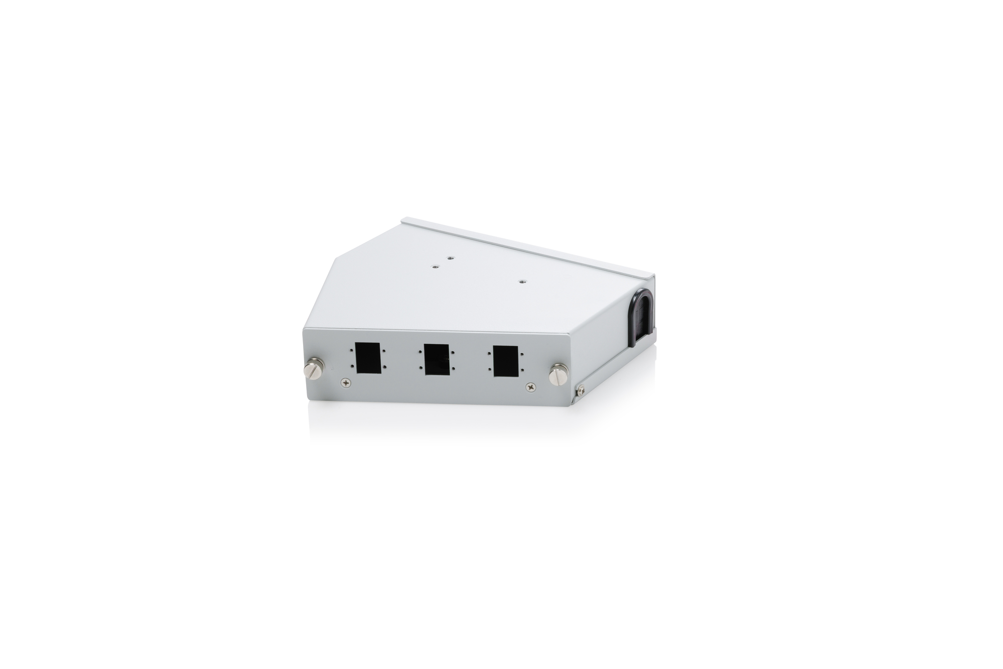 Glasvezelverdeelstuk voor DIN-rail, haaks, 6 SC SX/LC DX, grijs - Afbeelding 3