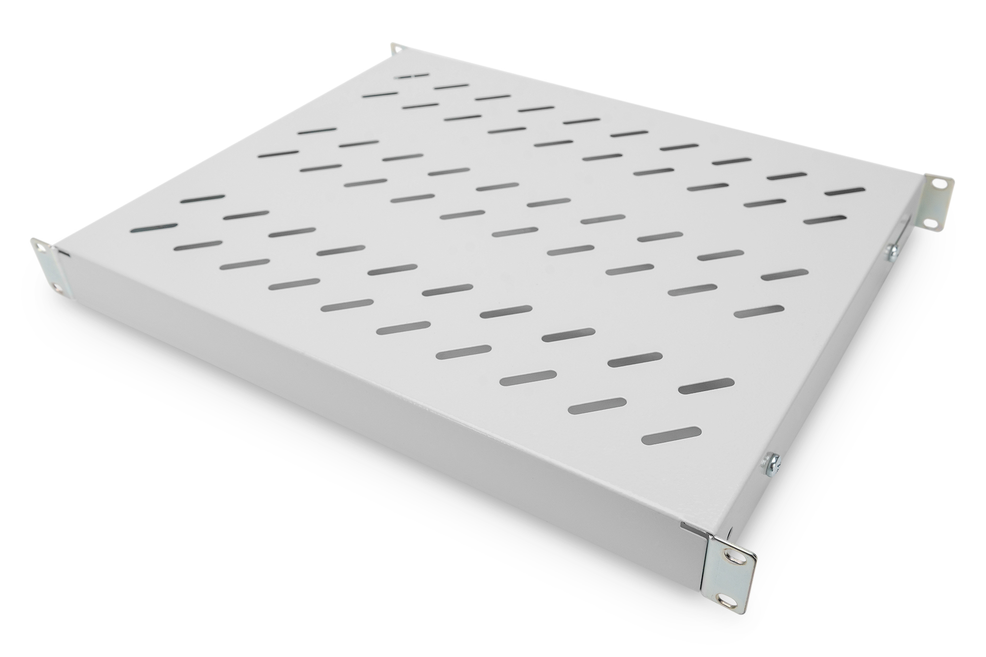 Legbord met variabele bevestigingsrails voor vaste inbouw in 483 mm (19") kasten