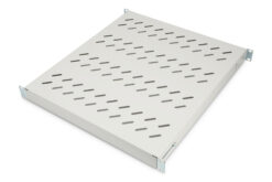 Legbord met variabele bevestigingsrails voor vaste inbouw in 483 mm (19") kasten