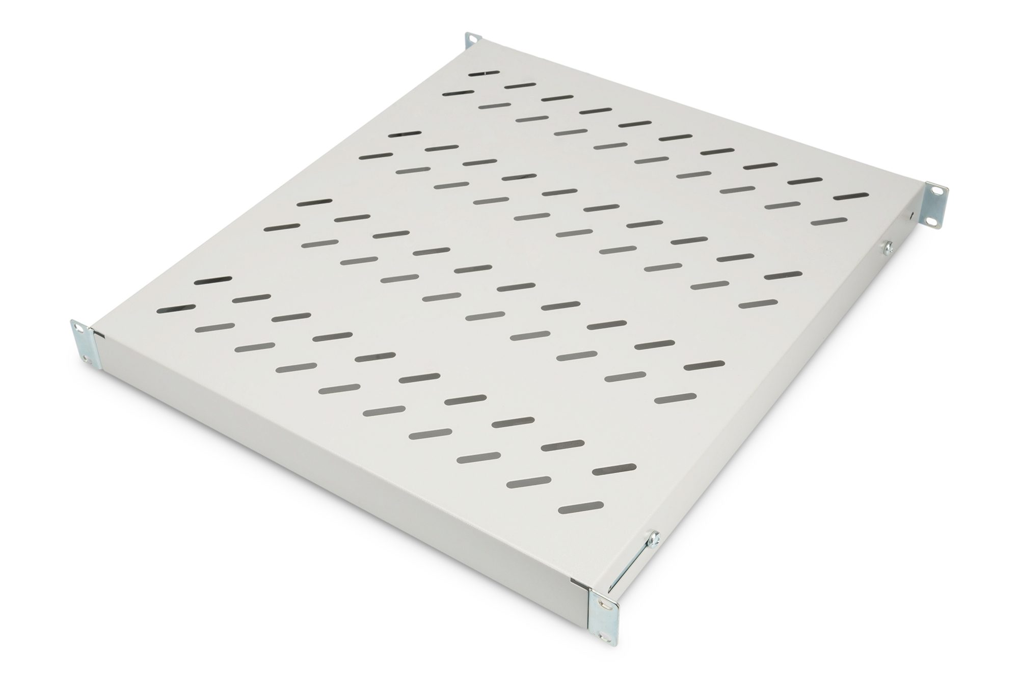 Legbord met variabele bevestigingsrails voor vaste inbouw in 483 mm (19") kasten