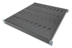 Legbord met variabele bevestigingsrails voor vaste inbouw in 483 mm (19") kasten