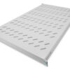 Legbord met variabele bevestigingsrails voor vaste inbouw in 483 mm (19") kasten