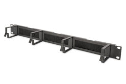 Kabelmanagementpaneel met borstelstrips voor 19" (483 mm) kasten, 1U