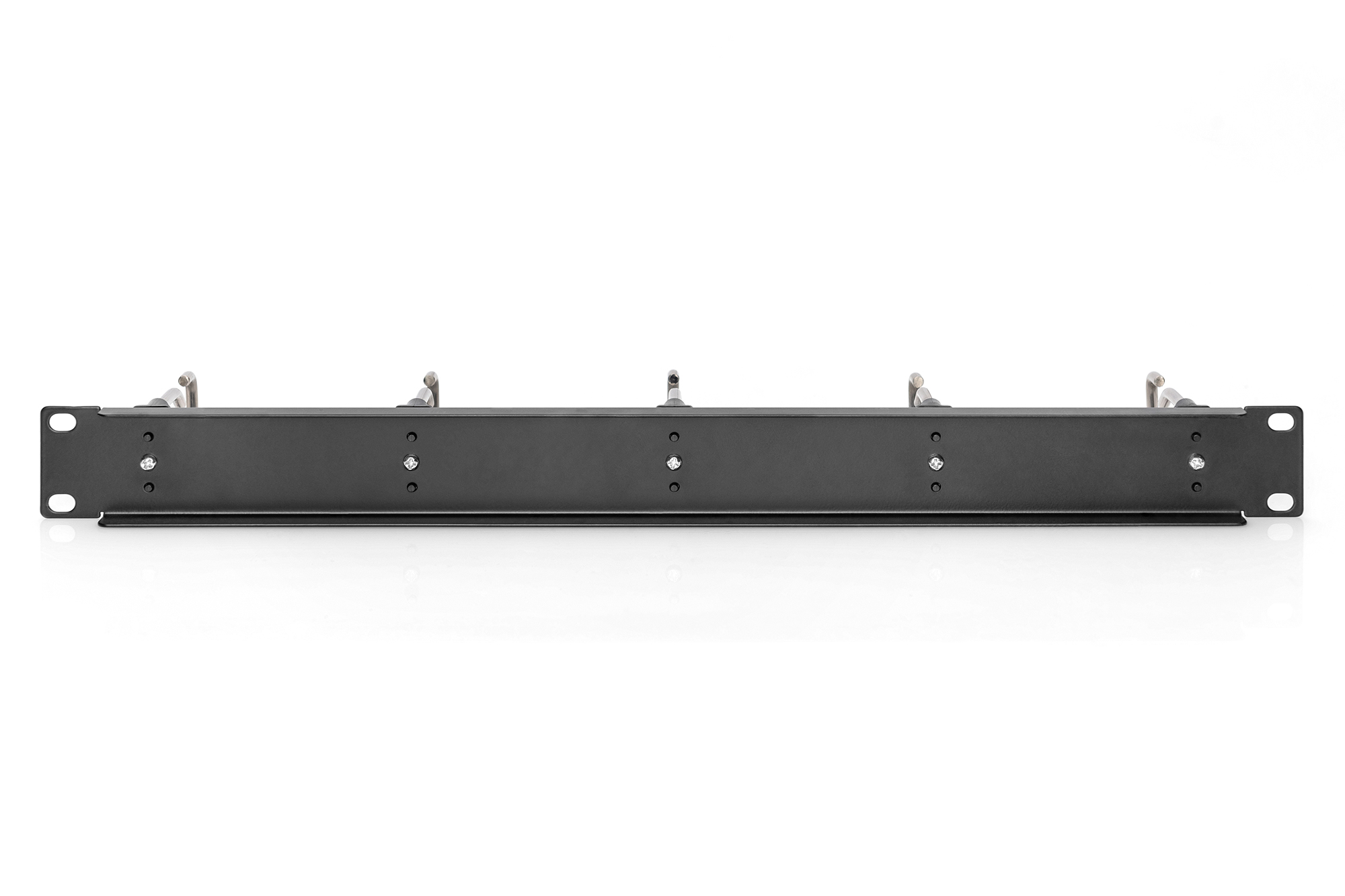 Kabelmanagementpaneel met stalen beugels voor 19" kasten van 482,6 mm, 1U - Afbeelding 2