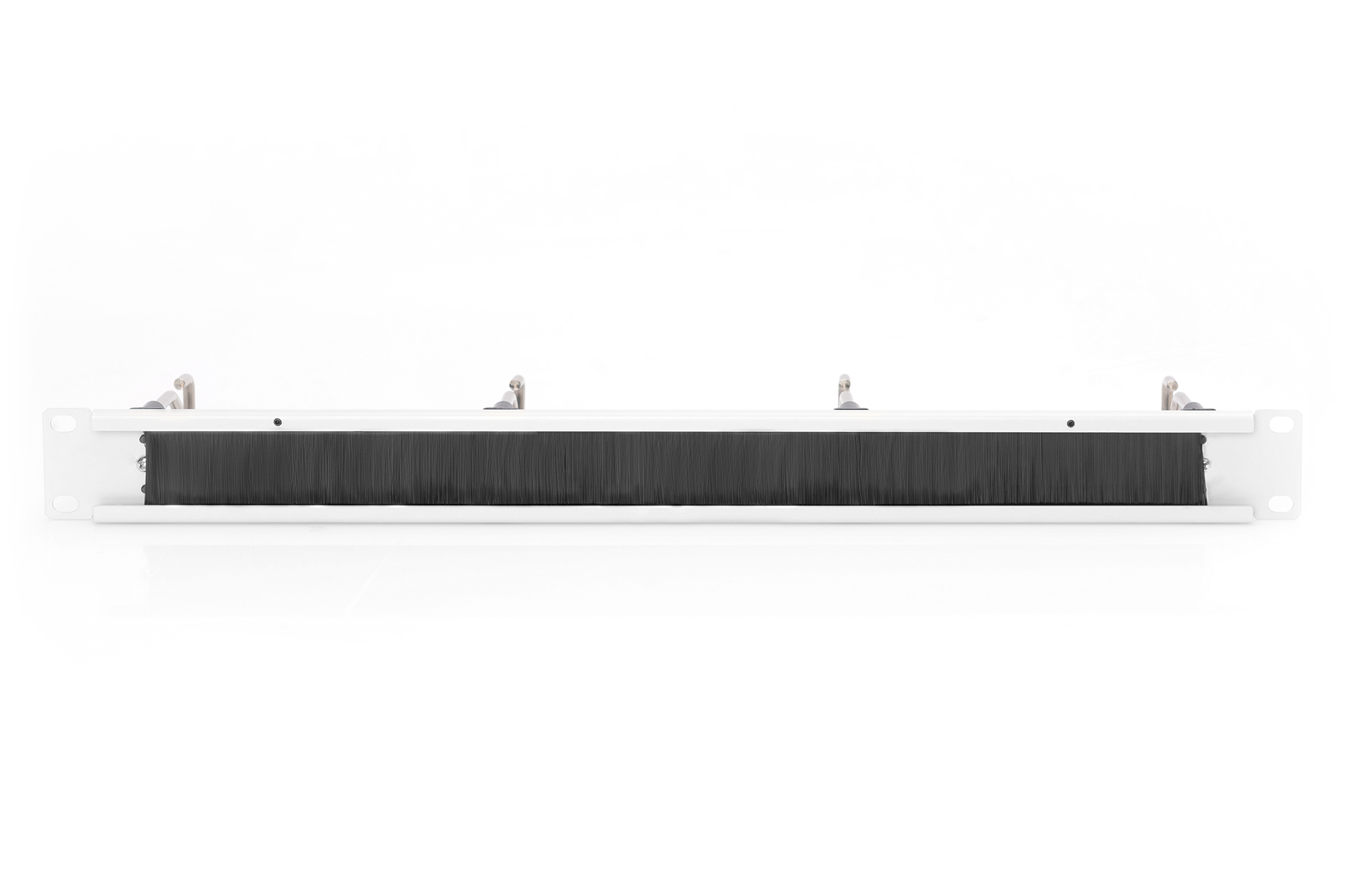 Kabelmanagementpaneel met stalen beugels en borstelstrip voor 19" (482,6 mm) kasten, 1U - Afbeelding 3