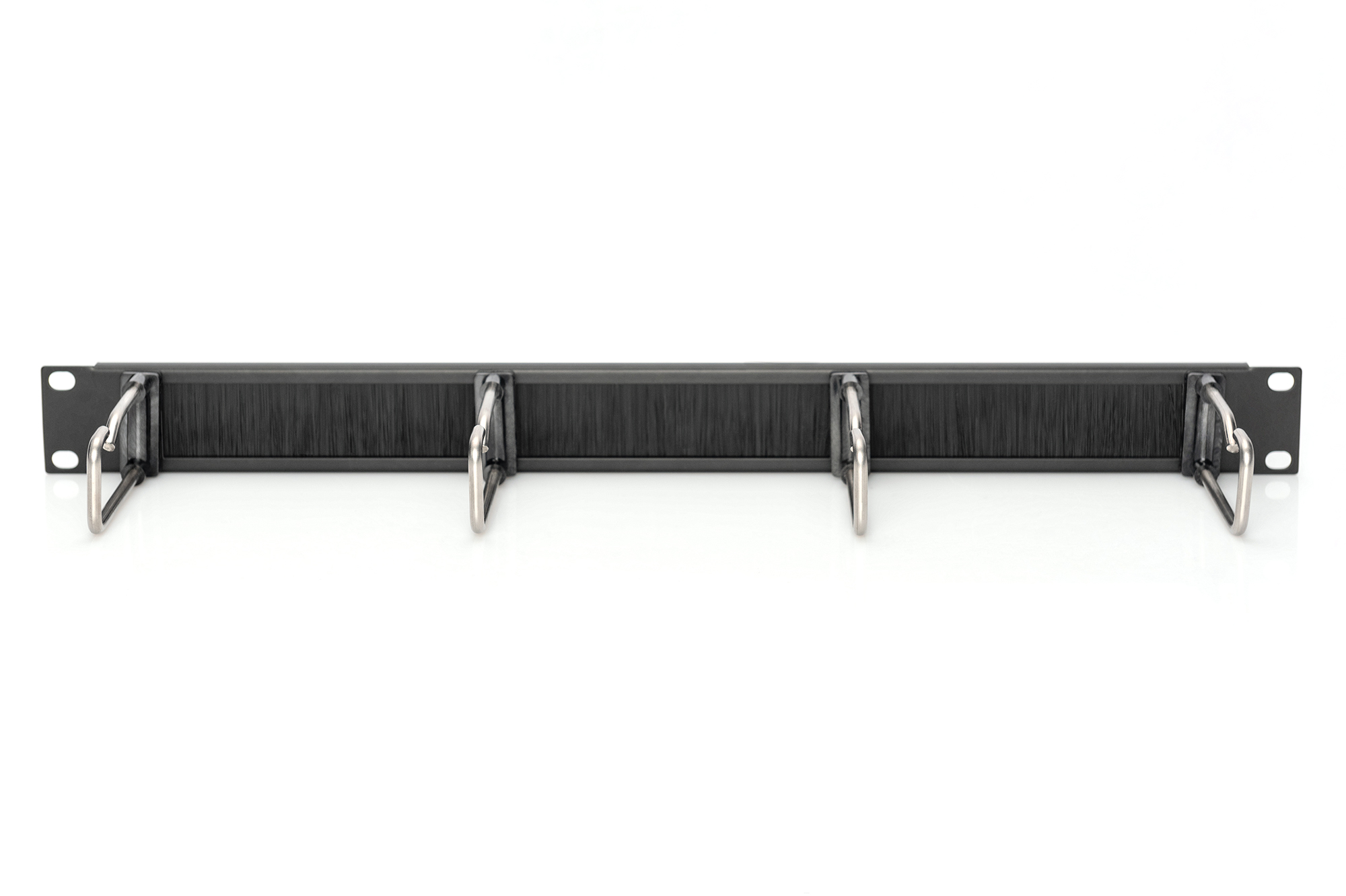 Kabelmanagementpaneel met stalen beugels en borstelstrip voor 19" (482,6 mm) kasten, 1U - Afbeelding 3