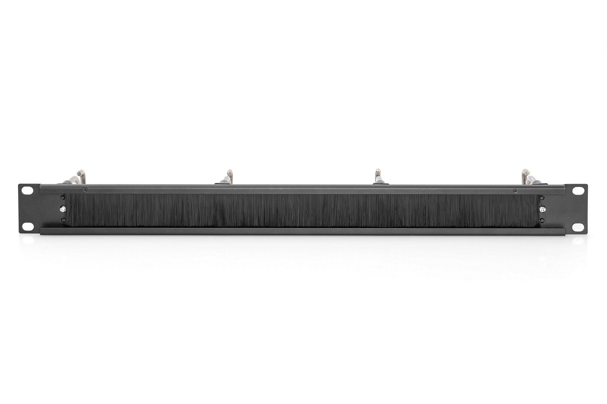 Kabelmanagementpaneel met stalen beugels en borstelstrip voor 19" (482,6 mm) kasten, 1U - Afbeelding 4