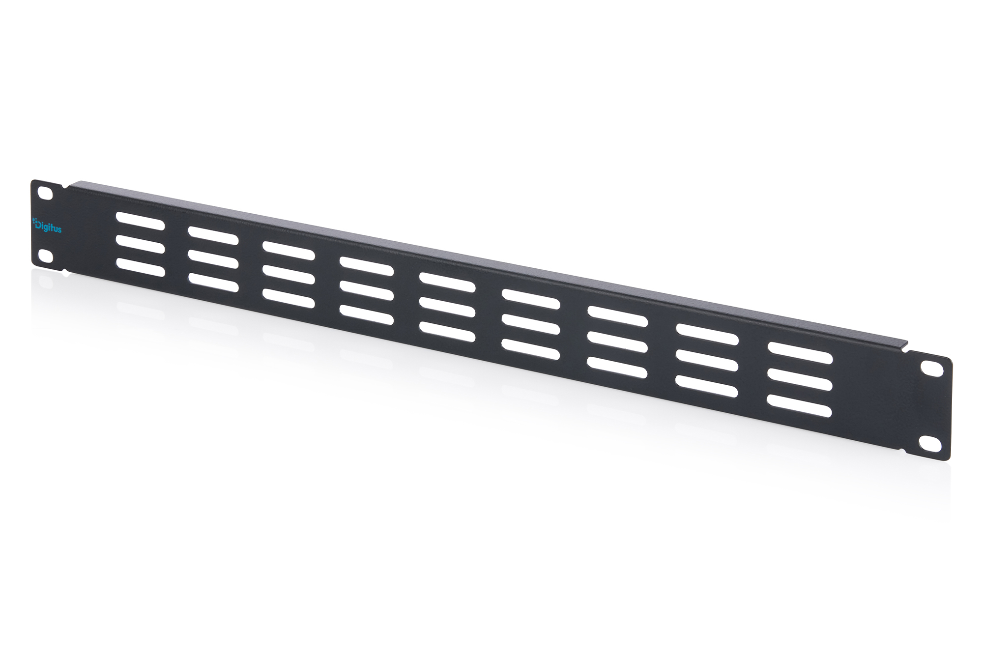 Blind deksel met ventilatierooster voor 19" (482,6 mm) kasten