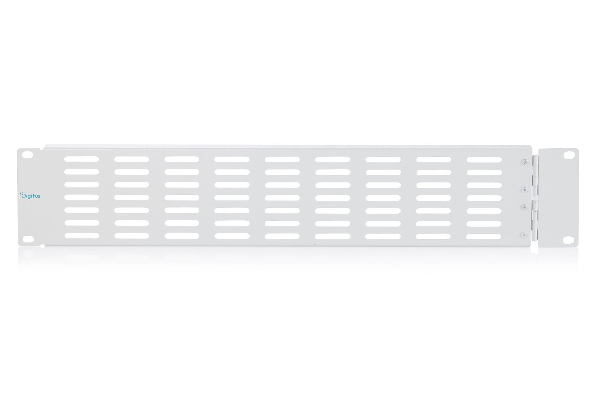 Blind deksel met ventilatierooster en scharnier voor 19" (482,6 mm) kasten - Afbeelding 3