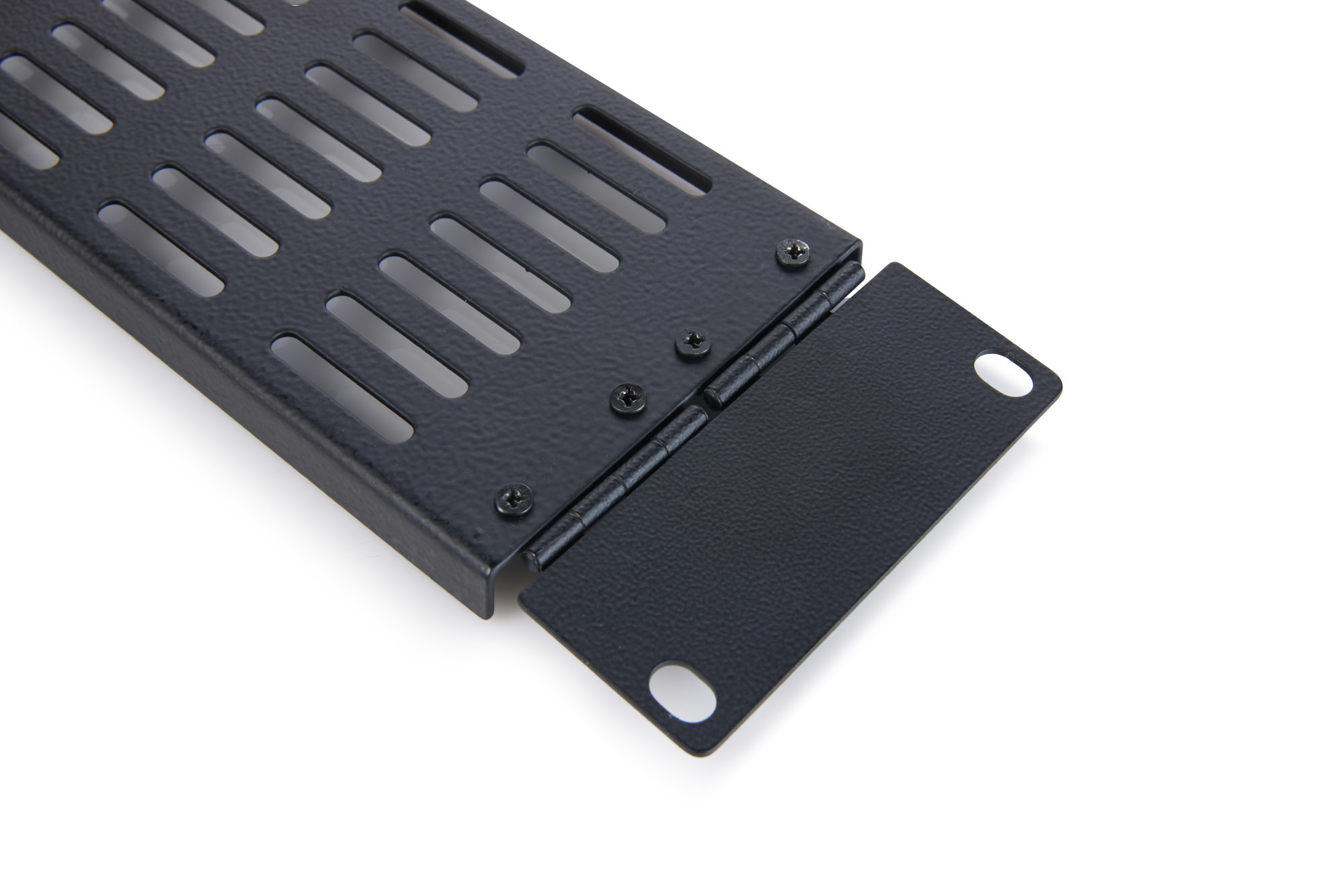 Blind deksel met ventilatierooster en scharnier voor 19" (482,6 mm) kasten - Afbeelding 4