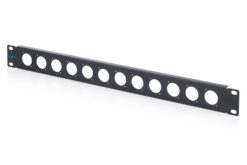 1U rekpaneel voor 12 x D-Type modules