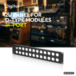 2U rekpaneel voor 24 x D-Type modules - Afbeelding 3