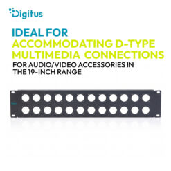 2U rekpaneel voor 24 x D-Type modules - Afbeelding 4