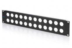 2U rekpaneel voor 24 x D-Type modules