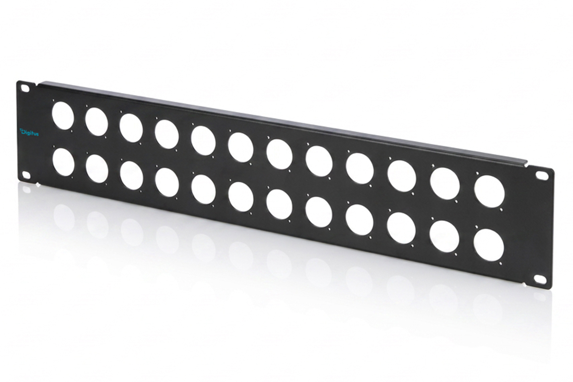2U rekpaneel voor 24 x D-Type modules