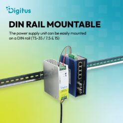 Industriële voeding, 24 V DC, 5 A, 120 W, AC-DC, metalen behuizing, voor montage op DIN-rail - Afbeelding 7