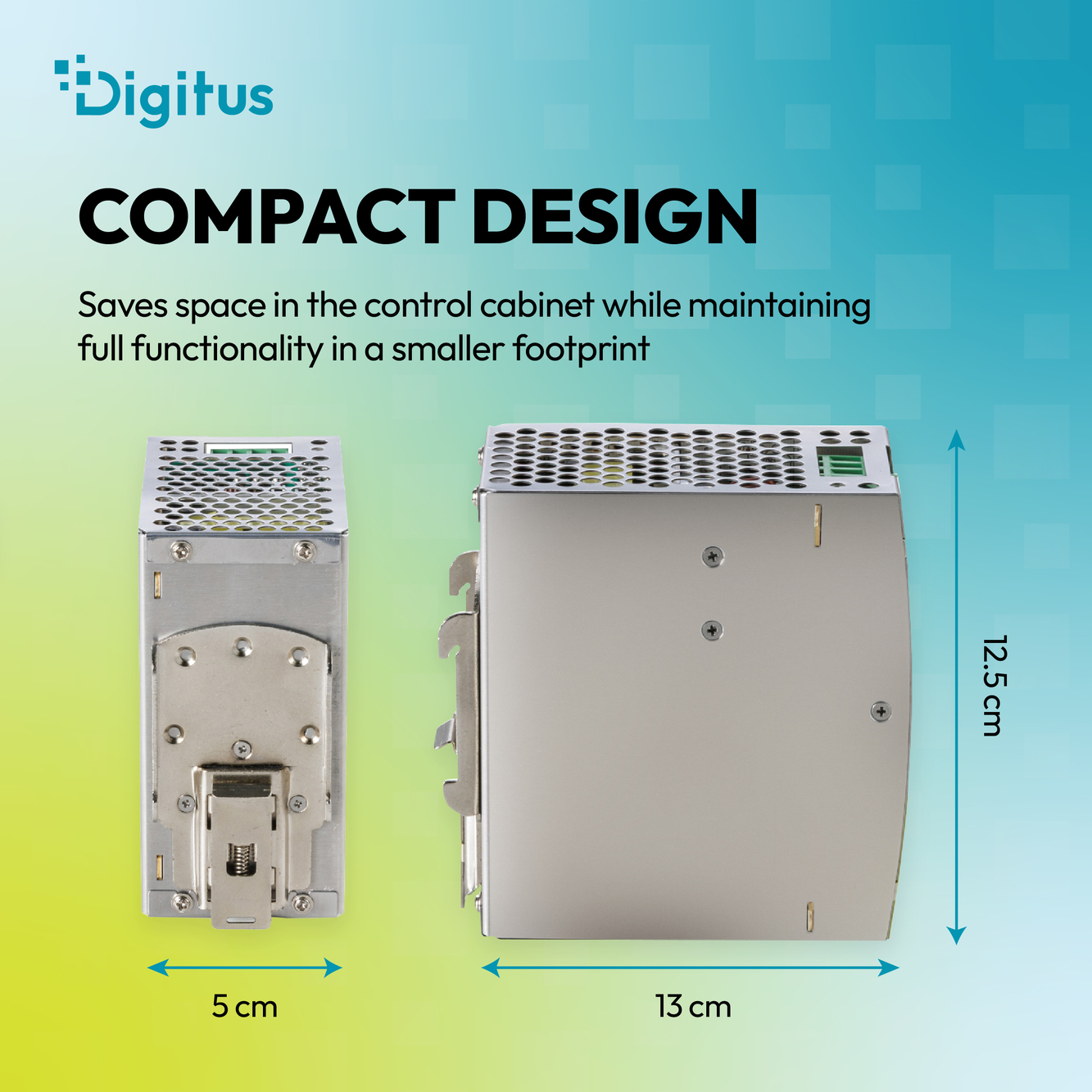 Industriële voeding, 48 V DC, 5 A, 240 W, AC-DC, metalen behuizing, voor montage op DIN-rail - Afbeelding 7