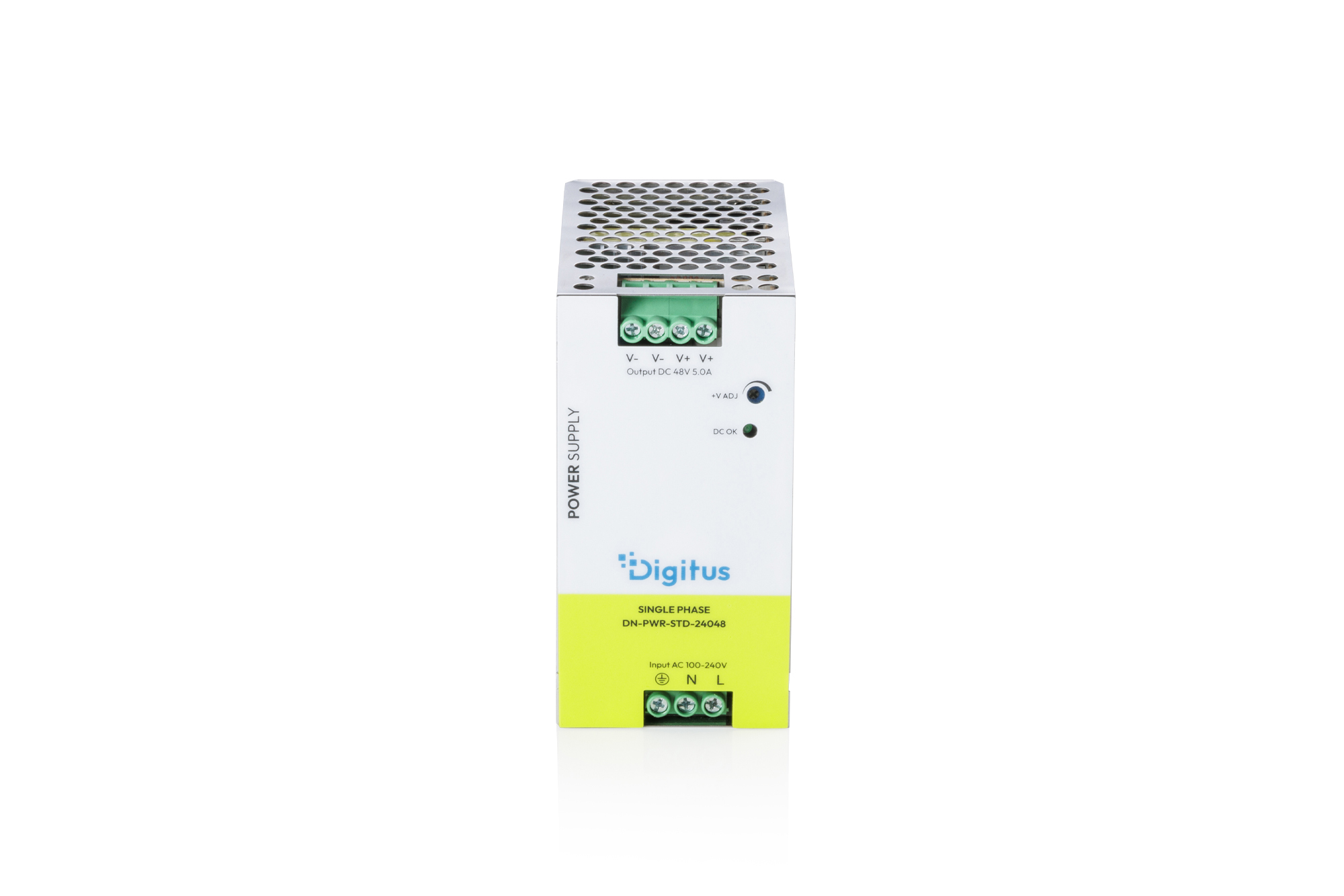 Industriële voeding, 48 V DC, 5 A, 240 W, AC-DC, metalen behuizing, voor montage op DIN-rail - Afbeelding 4