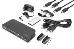 KVM-switch, 2-poorts, 4K60Hz, 2 x DP in, 1 x DP/HDMI uit - Afbeelding 11