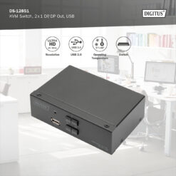 KVM-switch, 2x1 DP, DP Out,USB - Afbeelding 6