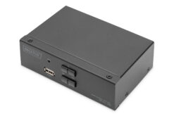 KVM-switch, 2x1 DP, DP Out,USB