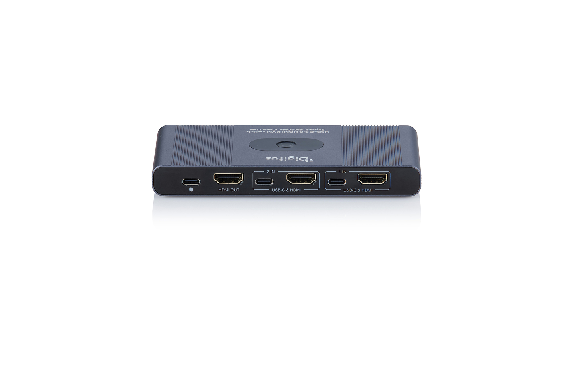 USB-C 3.0 HDMI KVM-switch, 2-poorts, 4K60Hz, Core Line - Afbeelding 2