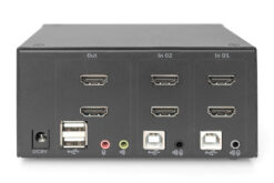 KVM-schakelaar, 2 poorten, dubbel scherm, 4K, HDMI® - Afbeelding 4