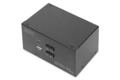 KVM-schakelaar, 2 poorten, dubbel scherm, 4K, HDMI®