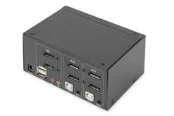 Alternative view of KVM-switch, 2-poorts, Dual Display, 4K, DisplayPort®