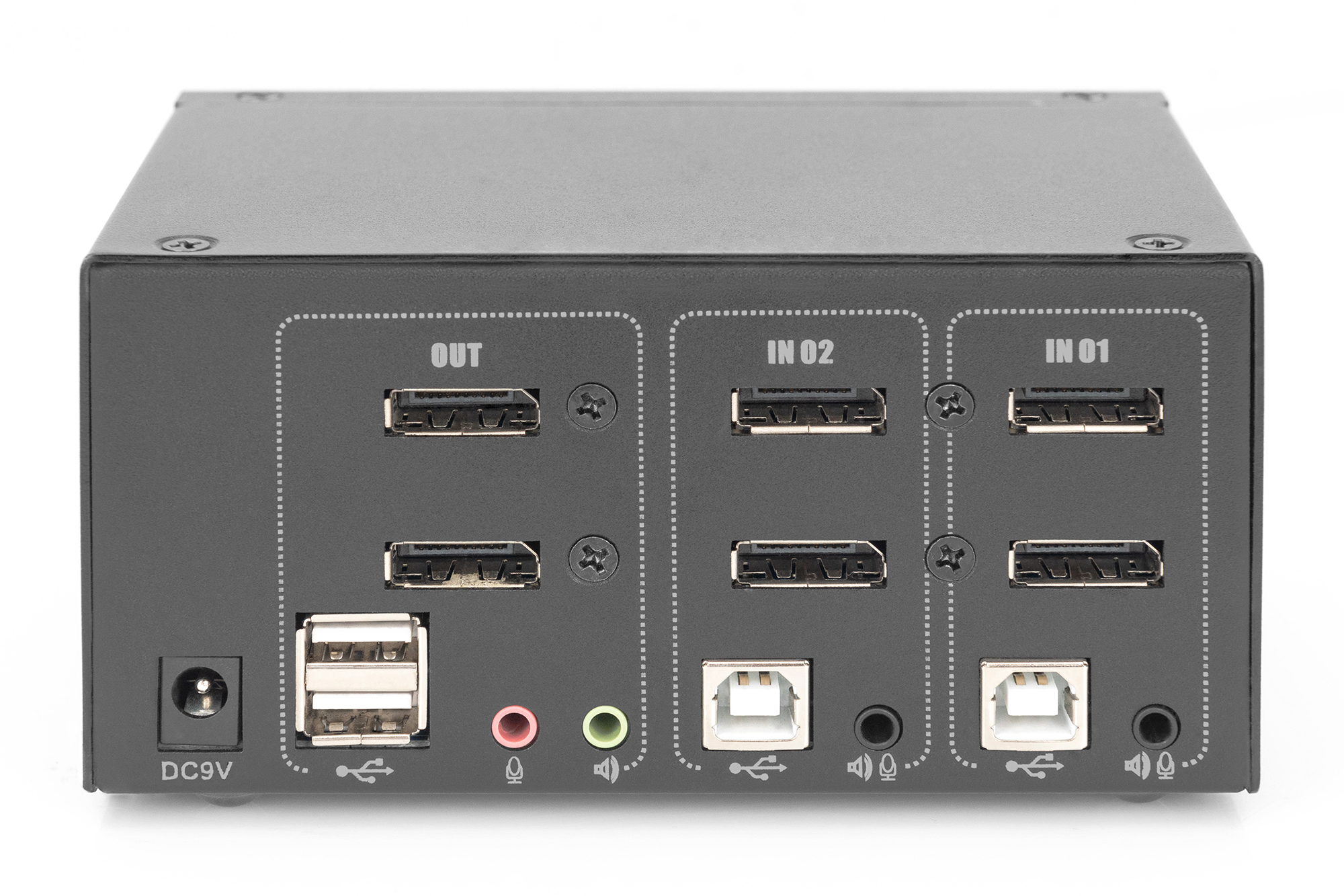 KVM-switch, 2-poorts, Dual Display, 4K, DisplayPort® - Afbeelding 4