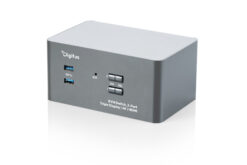 KVM-schakelaar, 2-poorts, drievoudig scherm, 4K, HDMI