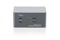 Alternative view of KVM-switch, 2-poorts, drievoudig scherm, 4K, DisplayPort