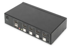 Alternative view of KVM-schakelaar, 4 poorten, enkel scherm, 4K, HDMI®