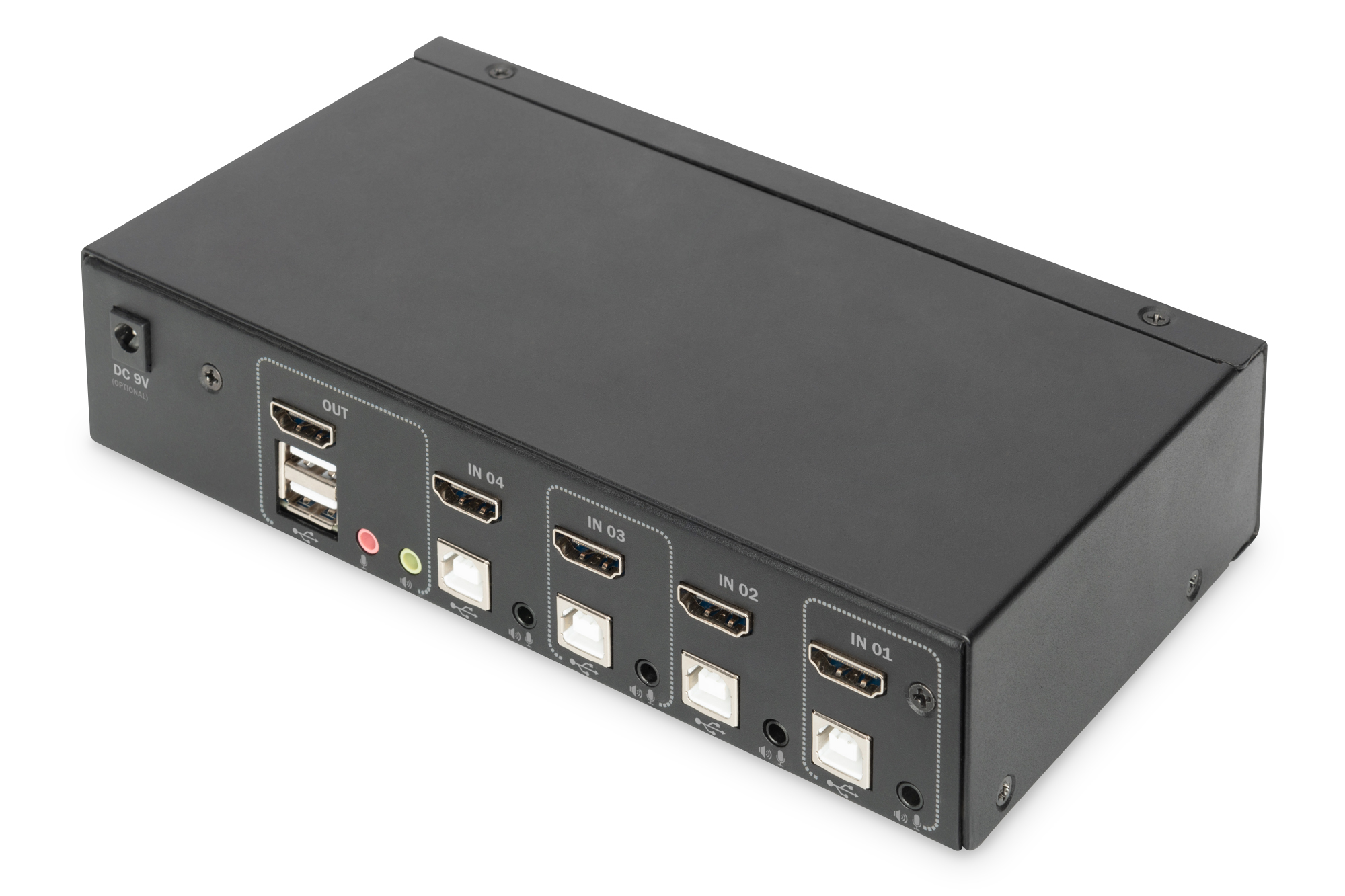 KVM-schakelaar, 4 poorten, enkel scherm, 4K, HDMI® - Afbeelding 2