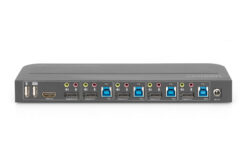 KVM-switch, 4-poorts, 4K60Hz, 4 x DP in, 1 x DP/HDMI uit - Afbeelding 4