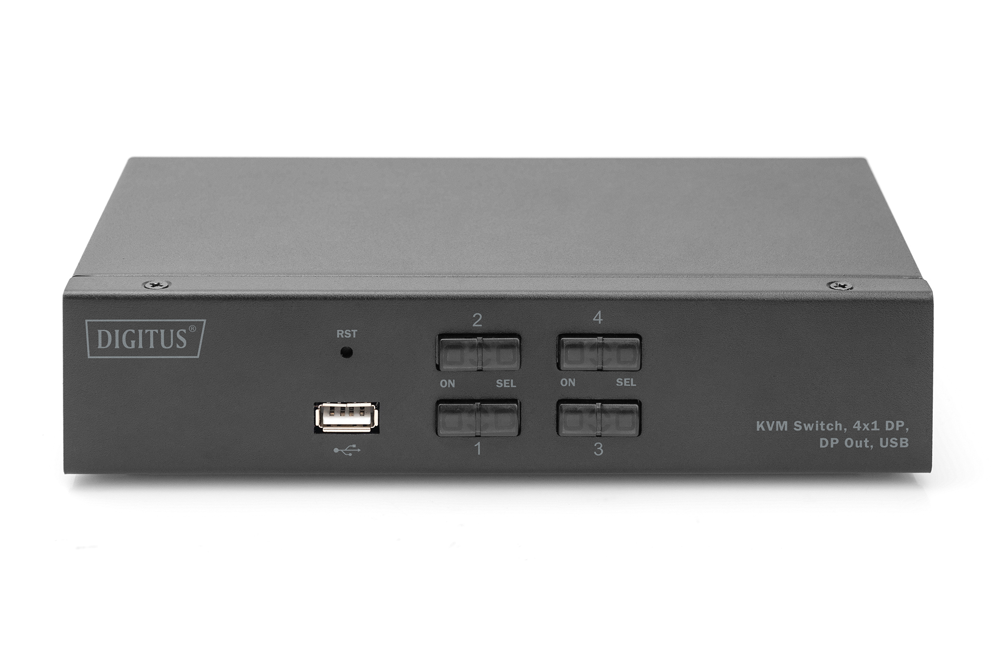 KVM-schakelaar, 4x1 DP, DP-uit, USB - Afbeelding 2