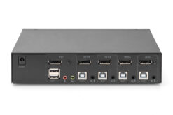 KVM-schakelaar, 4x1 DP, DP-uit, USB - Afbeelding 3