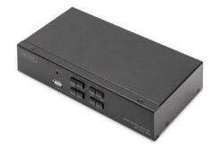 KVM-schakelaar, 4x1 DP, DP-uit, USB