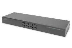 Desktop 8-poorts HDMI KVM Switch Single View