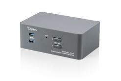 KVM-switch, 2 poorten, dubbele beeldschermen, 4K, HDMI/DisplayPort