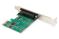 Alternative view of DIGITUS 1 x parallelle interfacekaart, PCIe