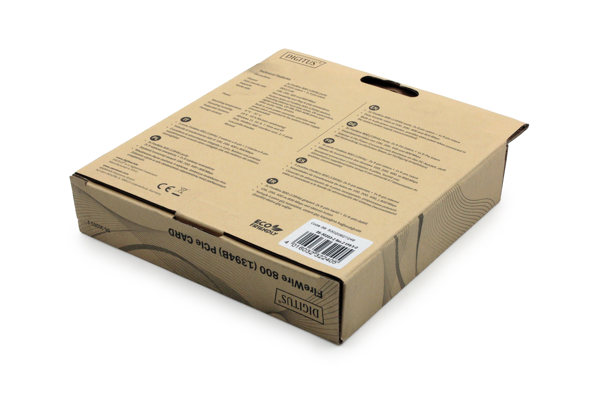 DIGITUS Firewire 800 (1394b) PCIe-kaart - Afbeelding 6