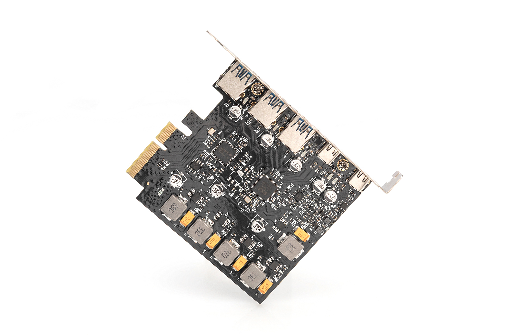 PCIe-kaart 2x USB-C + 3x USB-A - Afbeelding 4